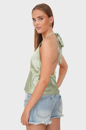 Grünes Top „Joan“