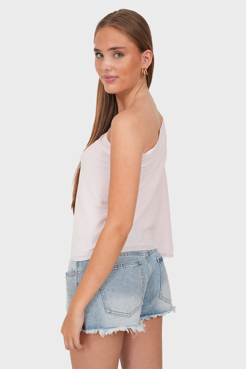 "Brooke" Top Hellrosa