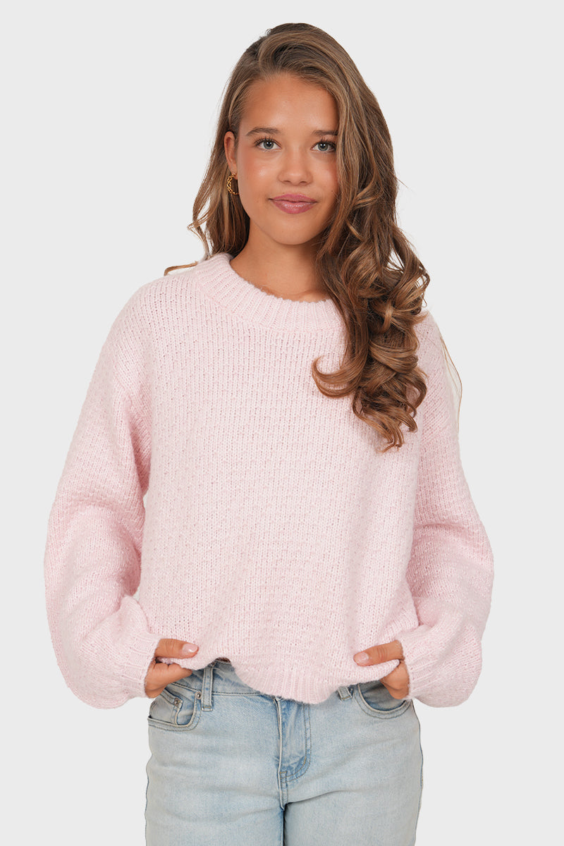 "Yuna” sweater light pink