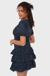 "Blossom" navy dress