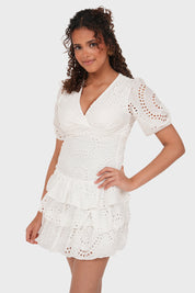 "Blossom" white dress