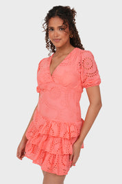 "Blossom" coral dress