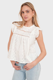 "Cato" white blouse