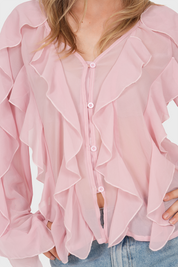 "Nova” blouse light pink