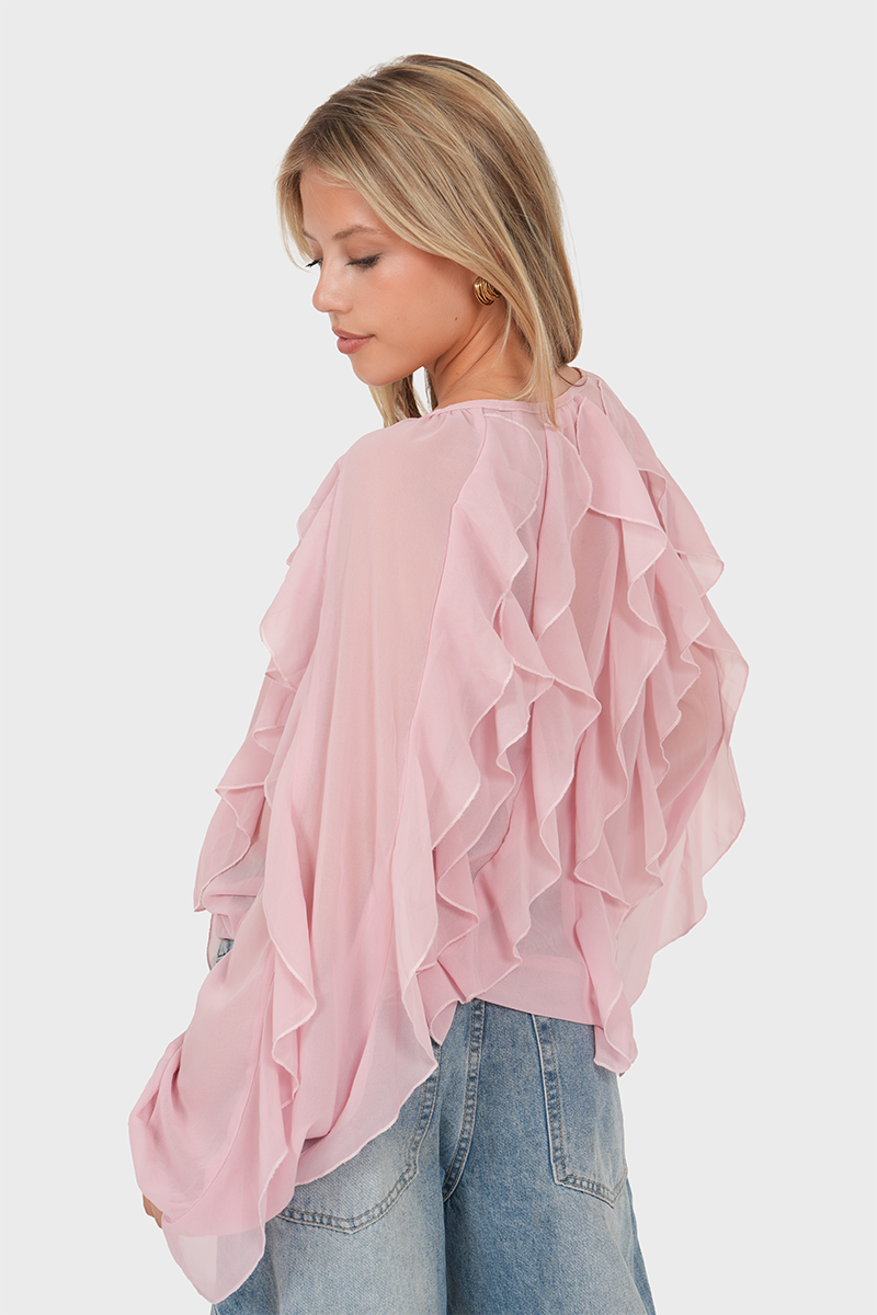 "Nova” blouse light pink