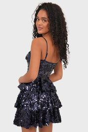 "Dulcie" dress navy