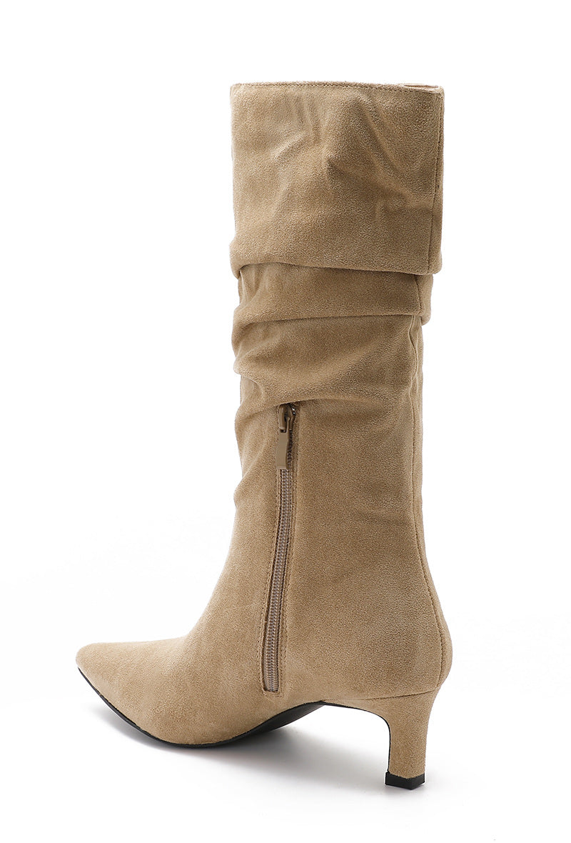 "Haze" boots beige