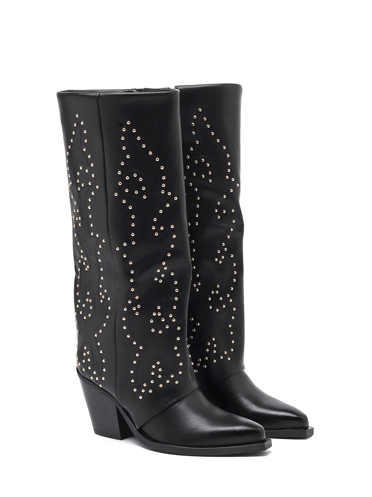 "Macy" cowboy boots black