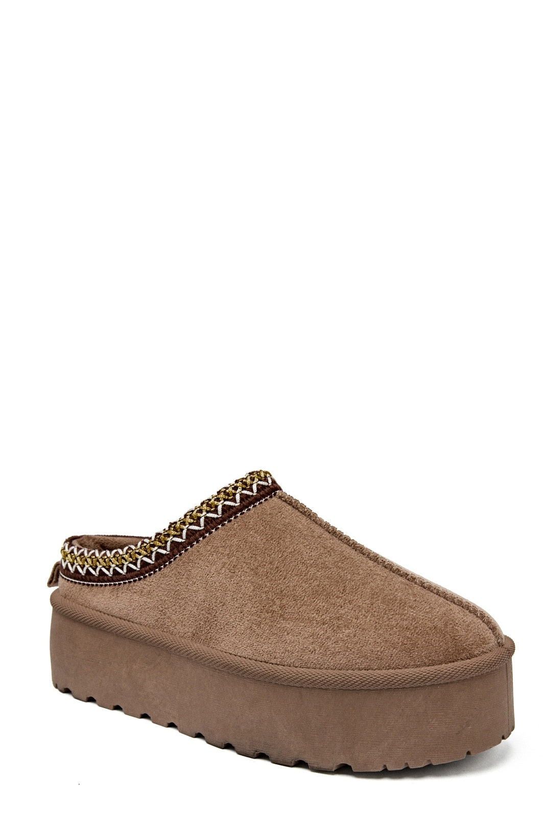 "Cloud" slippers taupe