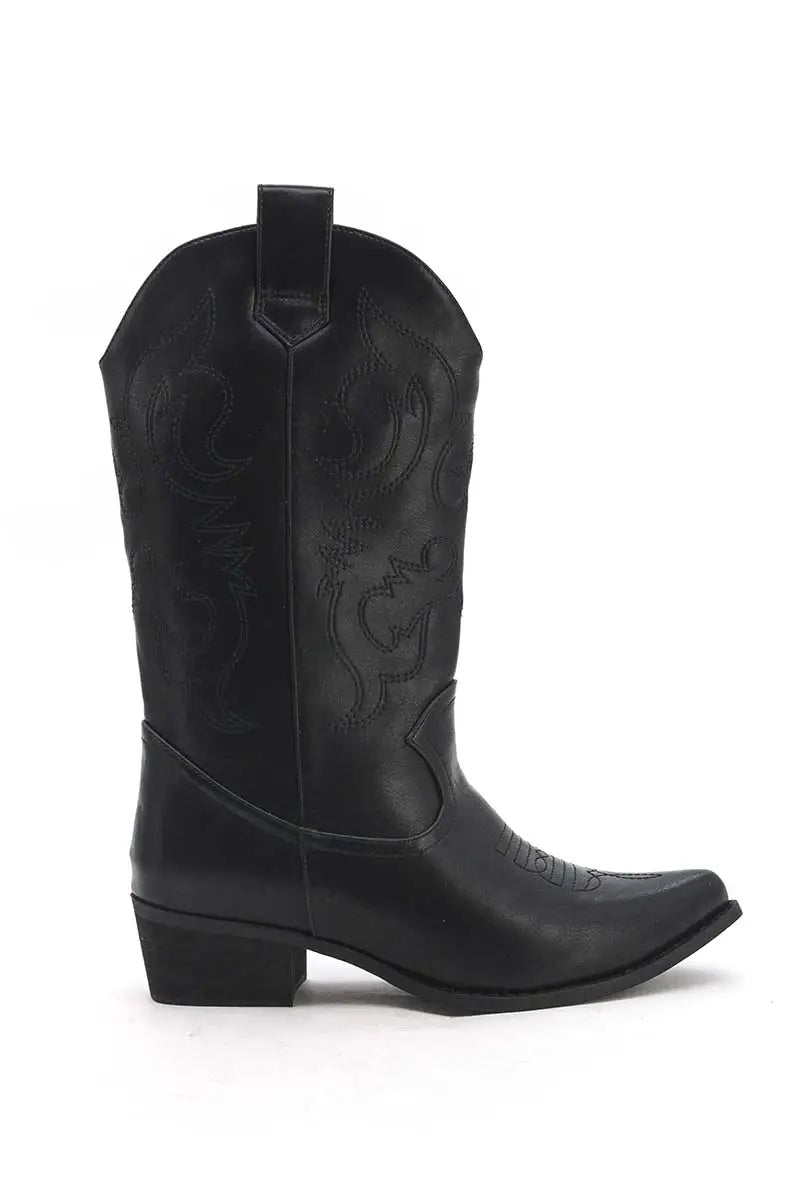 "Cowboy" boots black