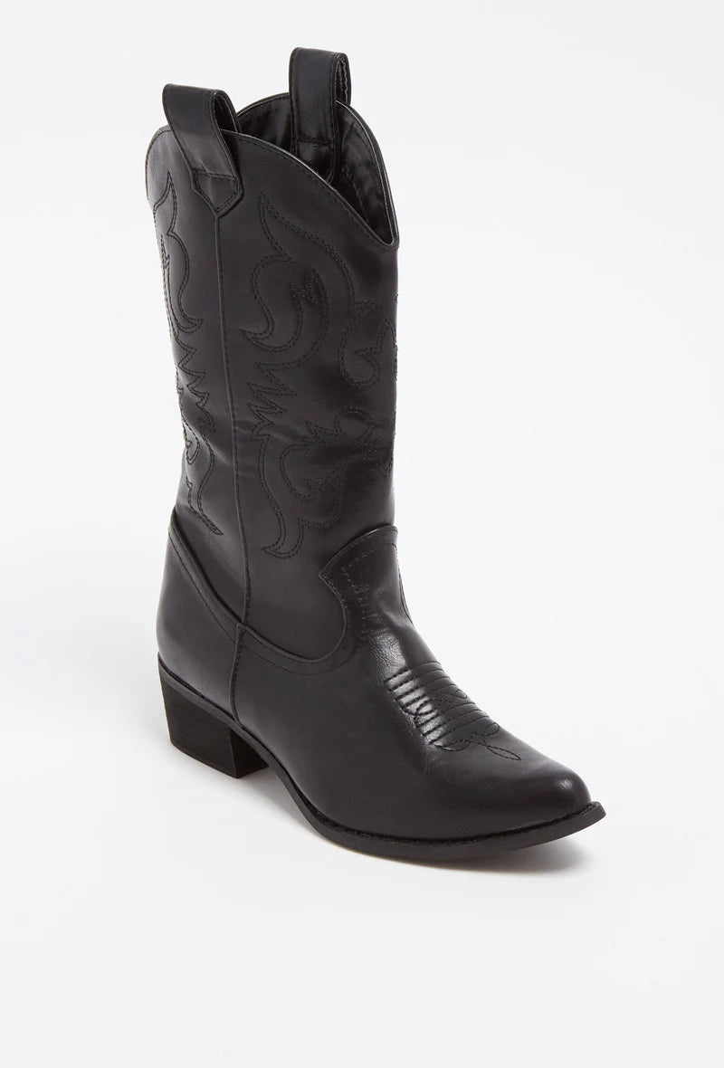 "Cowboy" boots black