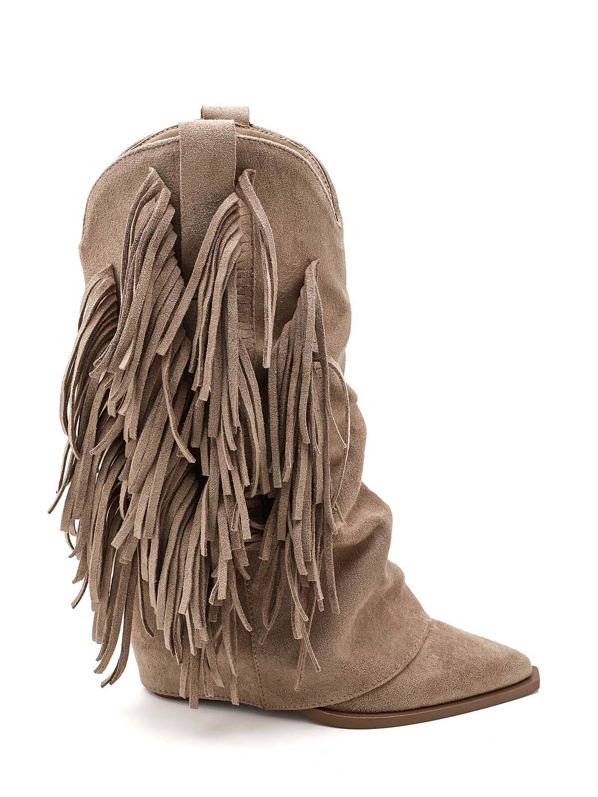 "Fringe" boots