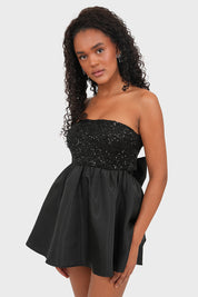 "Bow" dress black