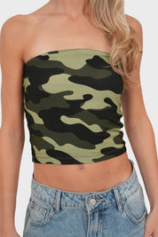 Green tube top