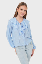 "Louise" light blue shirt