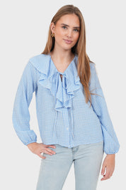 "Louise" light blue shirt