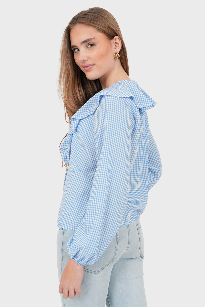 "Louise" light blue shirt