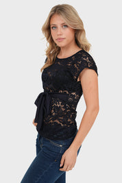 "Cherie" top navy