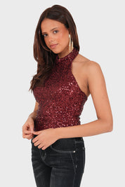 "Cosmic" top bordeaux