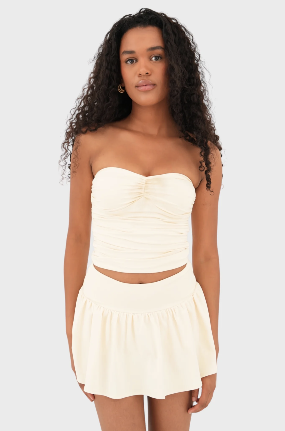 "Citrus" skirt light yellow