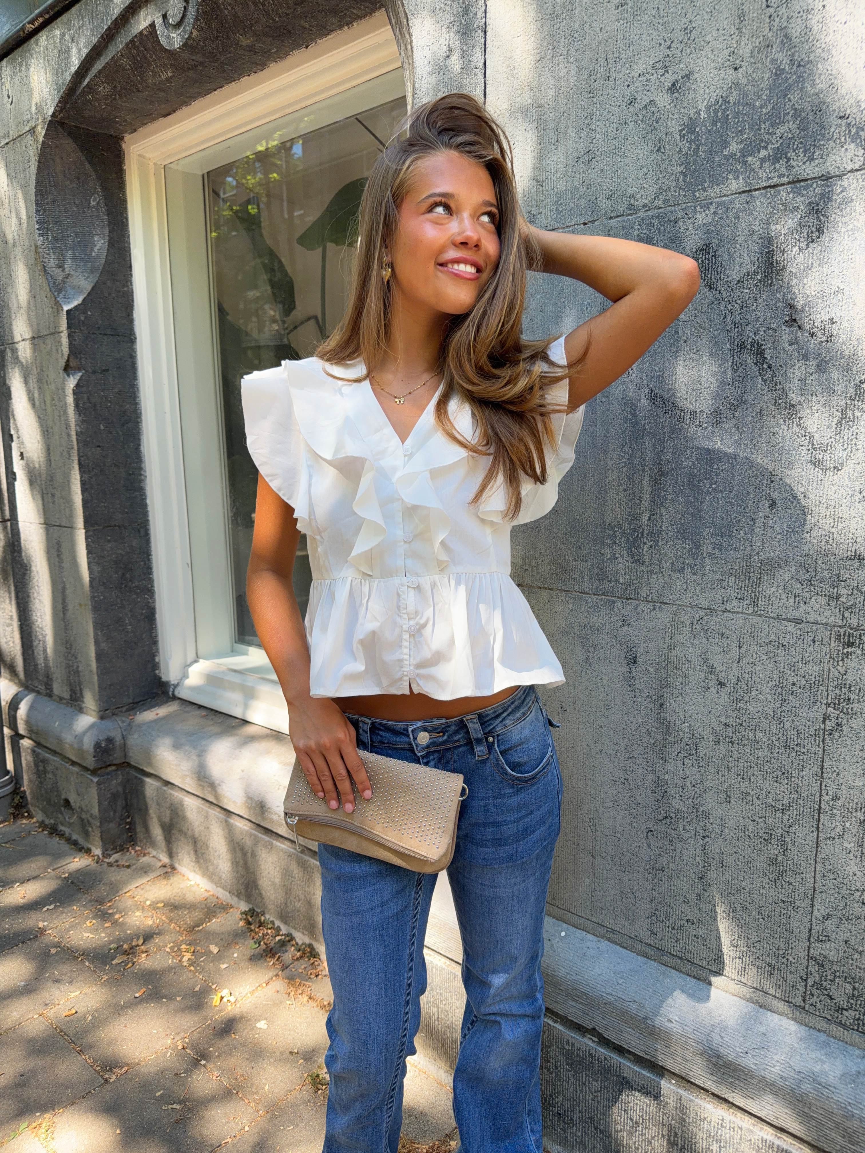 "Joa” blouse white