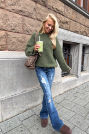 "Ame" sweater khaki