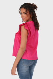 "Dreamy" bluse knallrosa