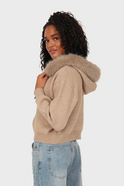 "Frida” cardigan beige