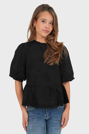 "Grace" Bluse schwarz