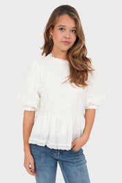 Blusa de "gracia" blanco