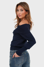 "Hannah" sweater navy