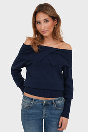 "Hannah" sweater navy