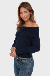 "Hannah" sweater navy