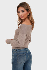 "Hannah" sweater taupe