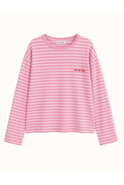 "Noa" striped sweater pink