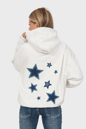 "Classic” stars hoodie grey