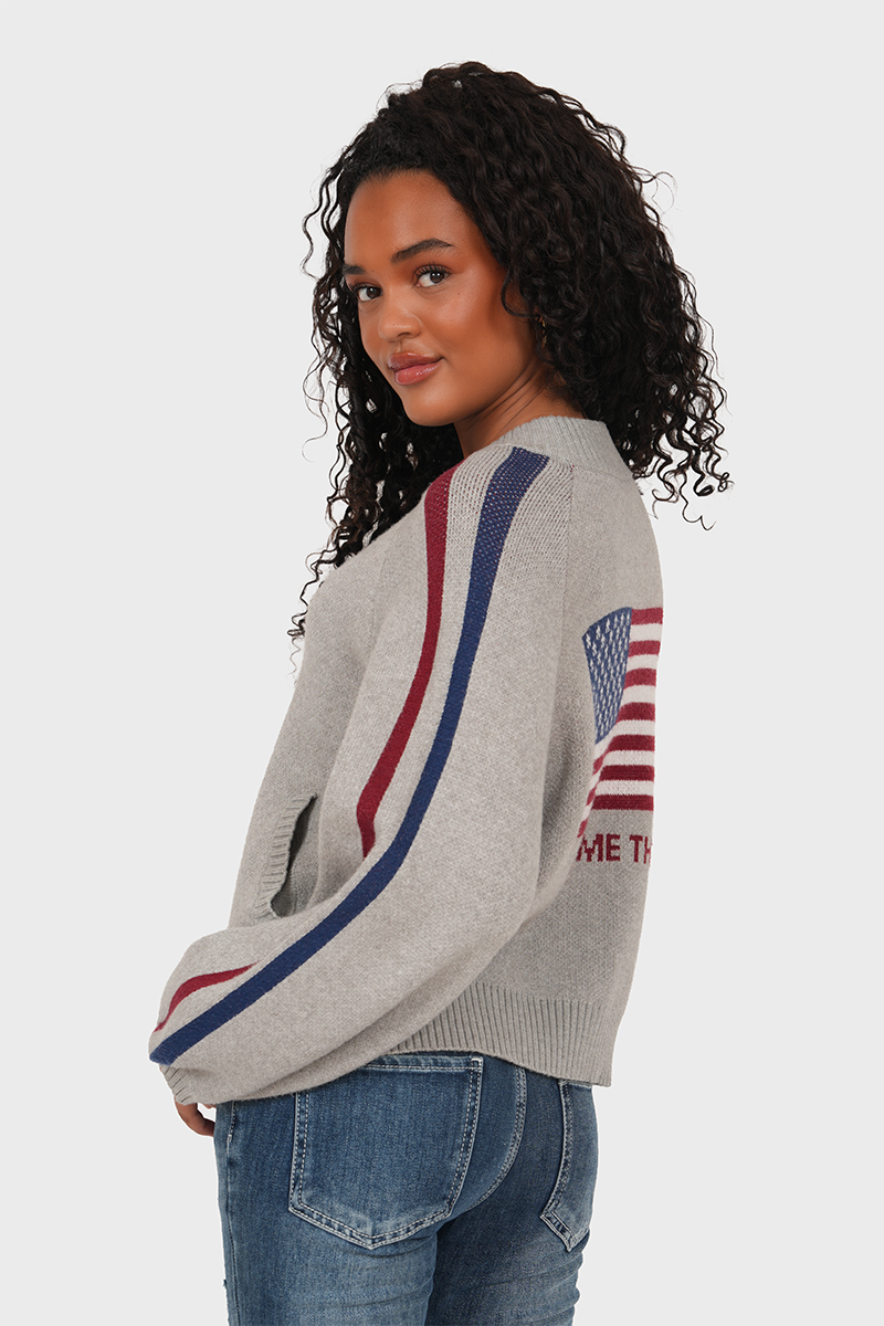 “MMT” usa cardigan grey
