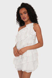 "Julie" White Dress