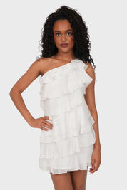 "Julie" White Dress