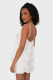 "Julie" White Dress
