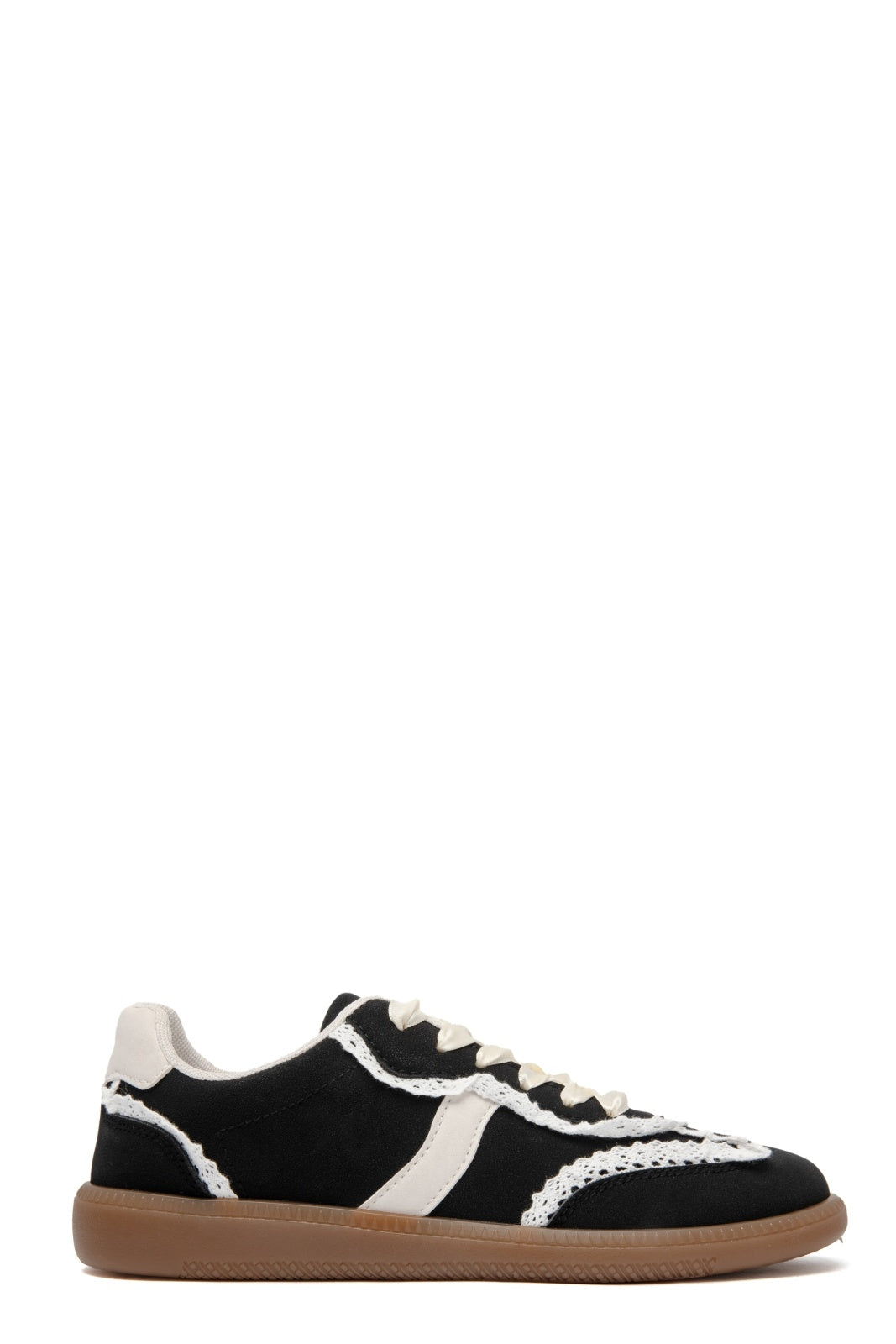 "Milly" lace sneakers black