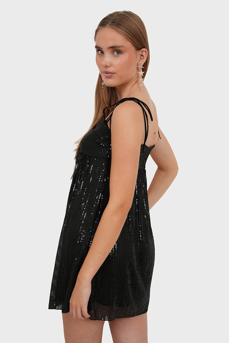 "Dazzle" dress black