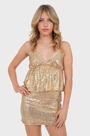 "Kendall" skirt gold
