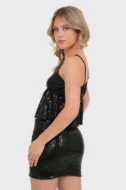 "Kendall" top black