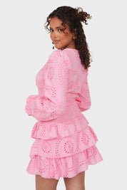 "Lacey" hot pink dress