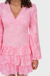 "Lacey" hot pink dress
