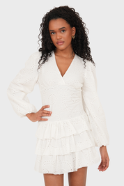 "Lacey" dress white