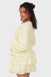 "Lacey" yellow dress