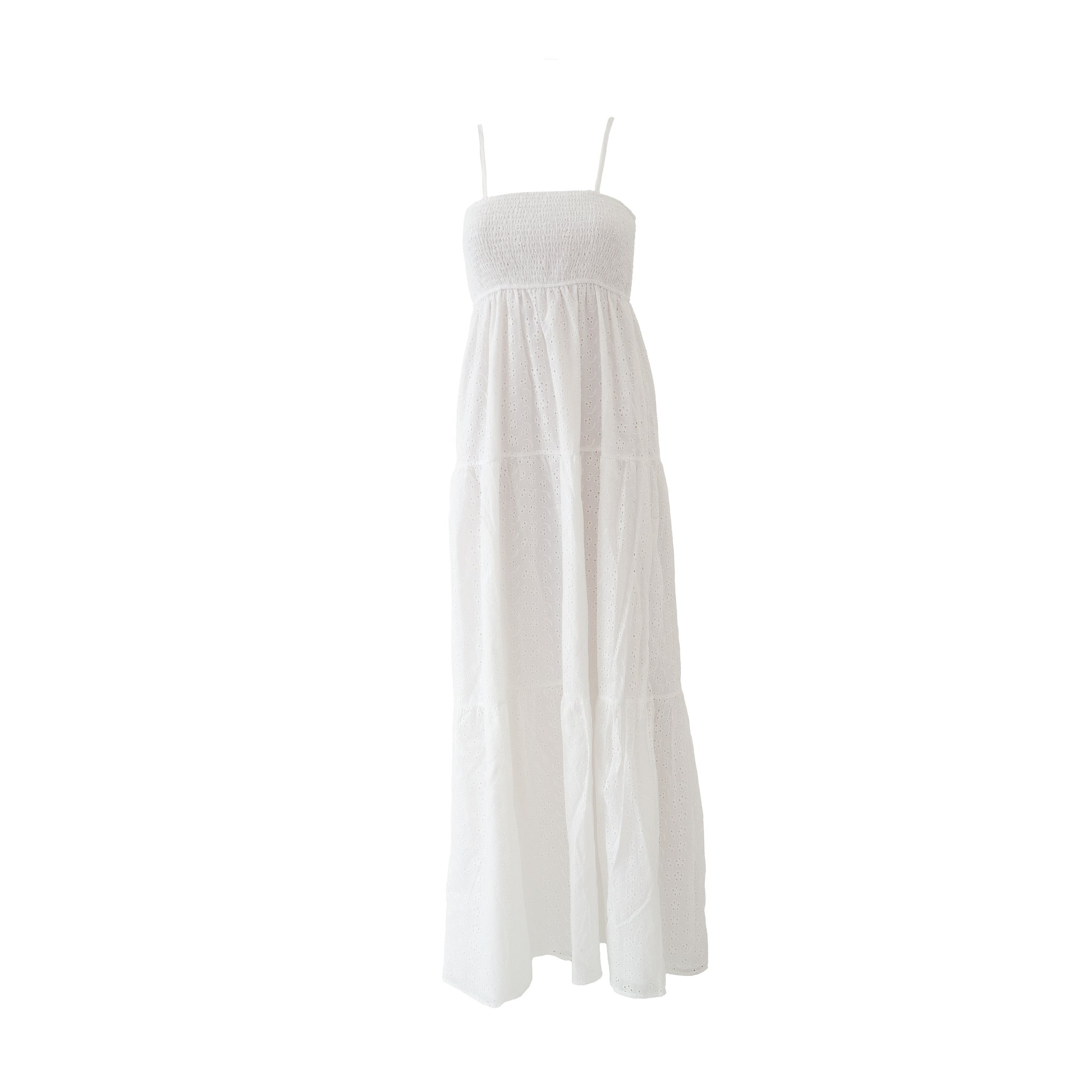"Gold coast" dress white