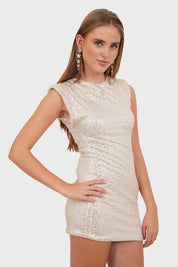 "Miami" dress champagne